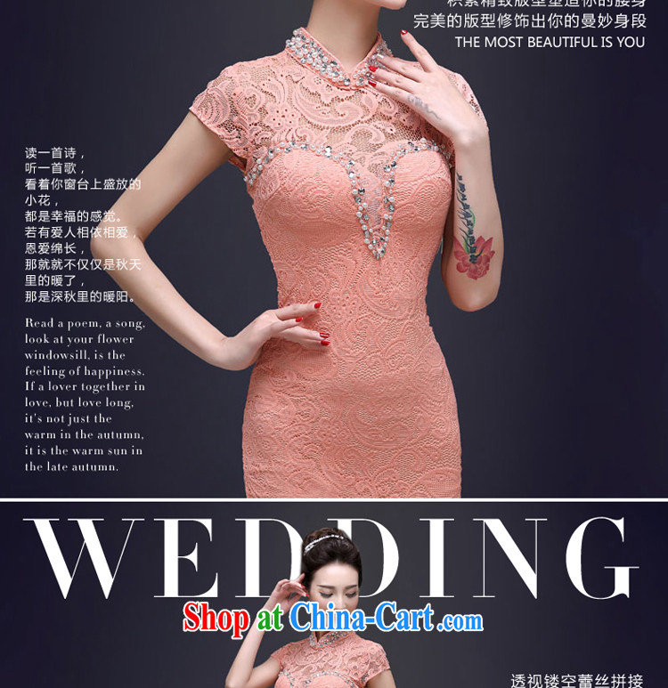 A good service is 2015 new spring and summer bridal wedding dresses small female moderator banquet beauty dress short, short M pictures, price, brand platters! Elections are good character, the national distribution, so why buy now enjoy more preferential! Health