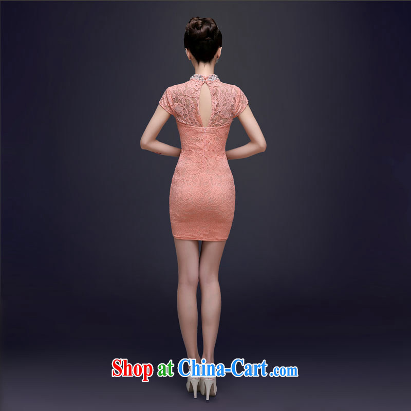 A good service is 2015 new spring and summer bridal wedding dresses small female moderator banquet beauty dress short, short M, good service, and, shopping on the Internet