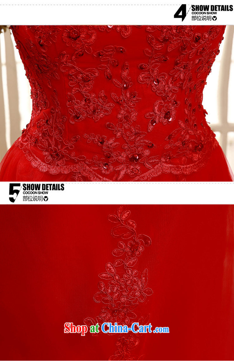 It is also optimized condolence lace wedding dresses bridal wedding toast service beauty wedding long serving performances in XS cuff 2558 red XXL pictures, price, brand platters! Elections are good character, the national distribution, so why buy now enjoy more preferential! Health