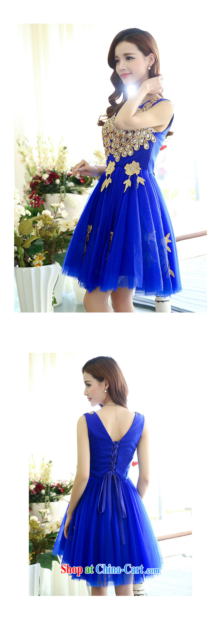 yak-a brand new year 2015 long-sleeved lace red dresses Korean Beauty graphics thin bows new, dress, women dress royal blue XL pictures, price, brand platters! Elections are good character, the national distribution, so why buy now enjoy more preferential! Health