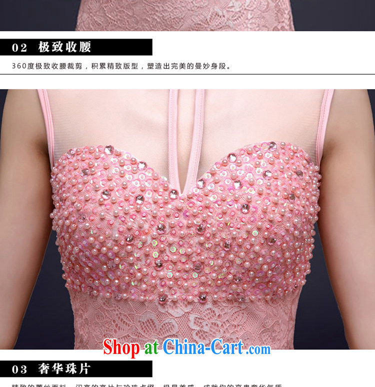 A good service is 2015 new spring and summer women dress small toast serving short Toastmaster of the banquet dress pink M pictures, price, brand platters! Elections are good character, the national distribution, so why buy now enjoy more preferential! Health