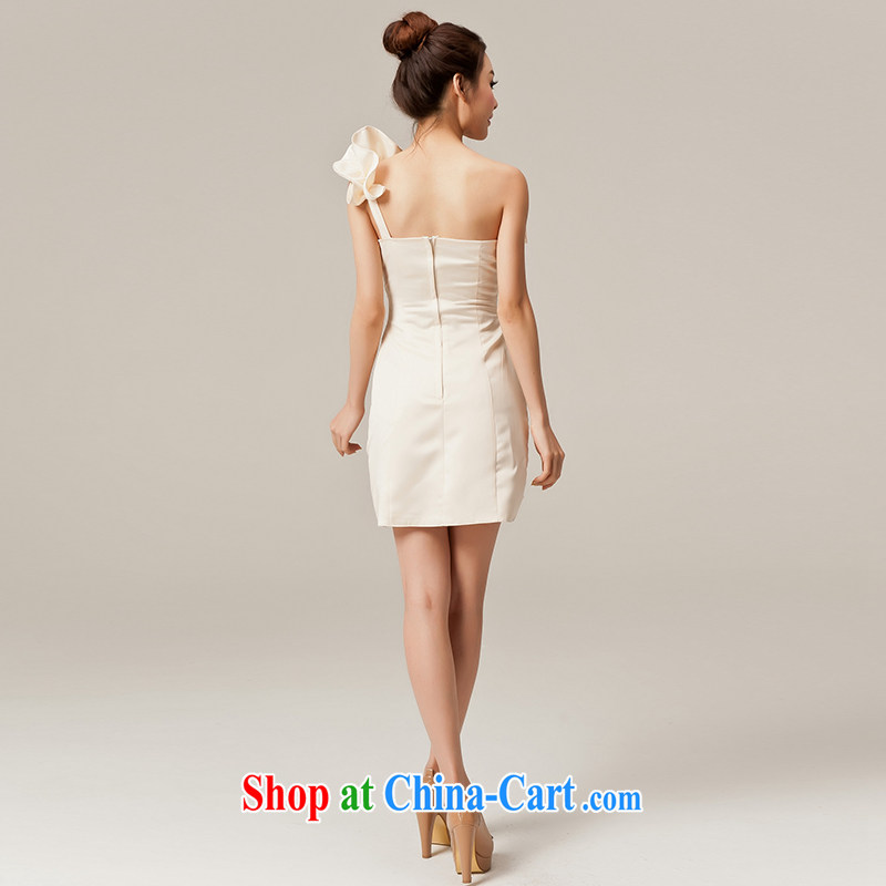Recall that the red makeup bridesmaid dress short 2015 new graphics thin spring dress Korean marriage wedding toast L serving 12,045 champagne color XL, recalling that the red makeup, shopping on the Internet