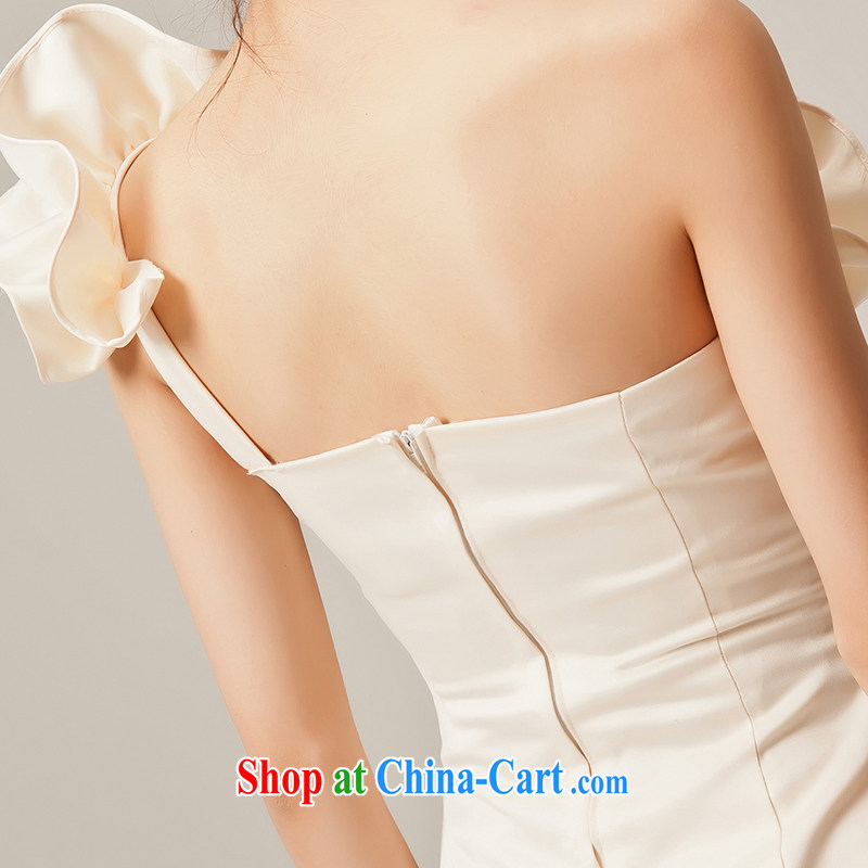 Recall that the red makeup bridesmaid dress short 2015 new graphics thin spring dress Korean marriage wedding toast L serving 12,045 champagne color XL, recalling that the red makeup, shopping on the Internet