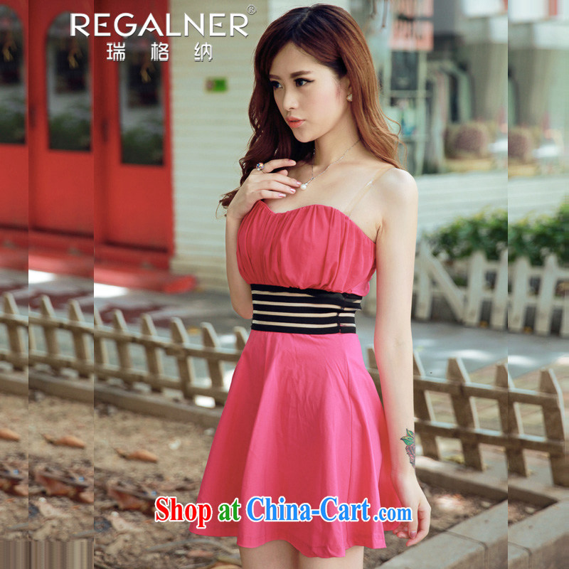 Ryan, the 2015 summer new, my store women's clothing, wipe it off with their bra straps fluoro dresses the dresses are black, Ryan Wagner (REGALNER), shopping on the Internet