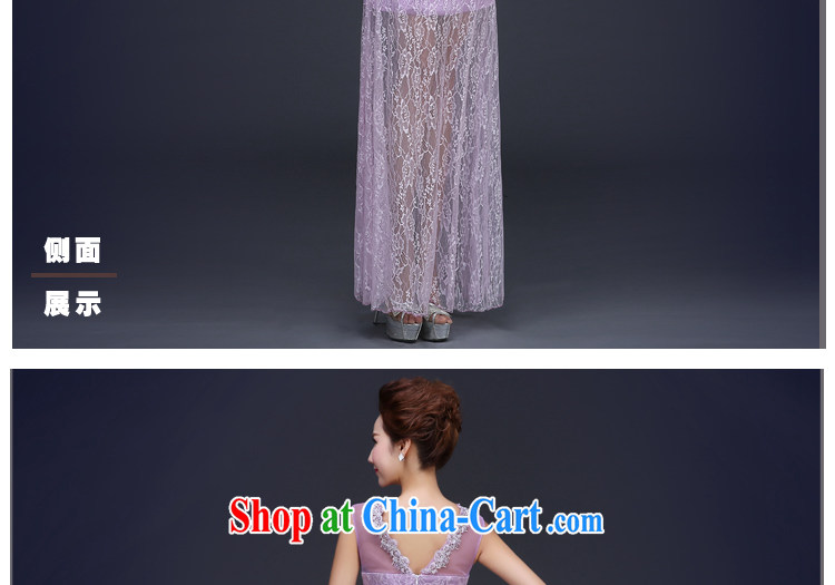 J. MIA wedding dresses spring 2015 new Korean version wiped chest lace bridal wedding toast long dress drill light purple XXXL pictures, price, brand platters! Elections are good character, the national distribution, so why buy now enjoy more preferential! Health