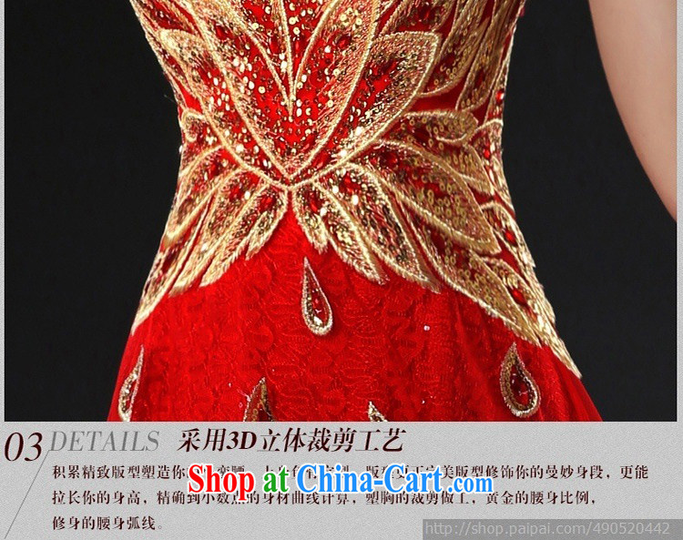 Evening Dress 2015 new toast service bridal gown long stylish red dress, wedding dress spring red XXXL pictures, price, brand platters! Elections are good character, the national distribution, so why buy now enjoy more preferential! Health