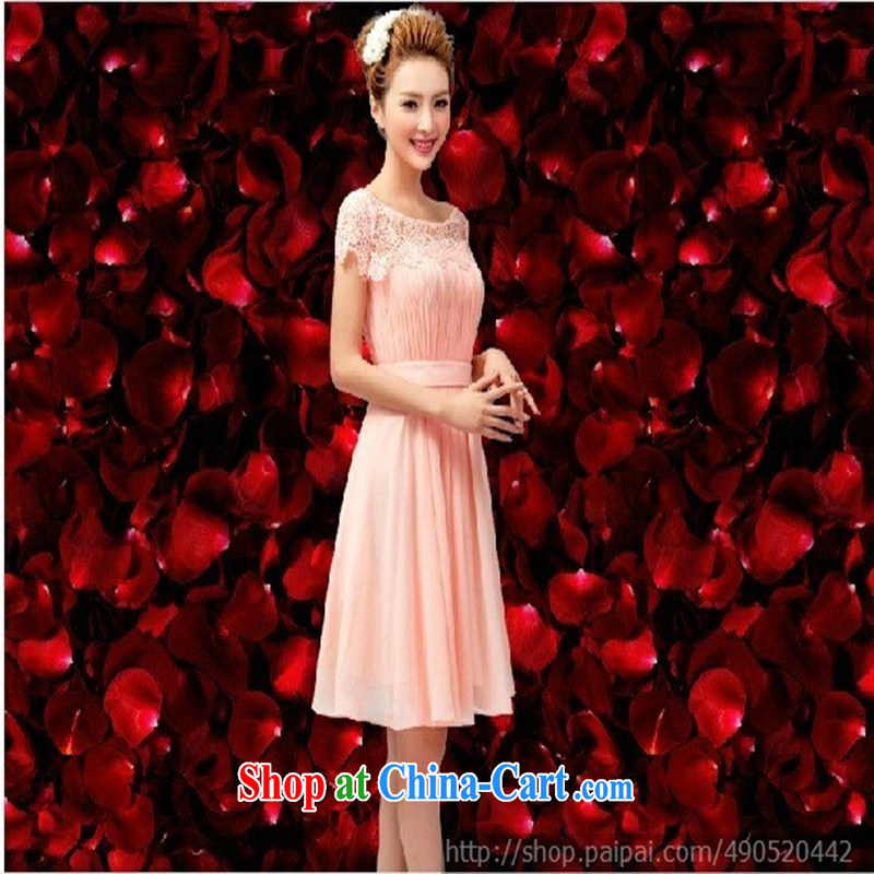 Wedding dress toast serving the Field shoulder small dress stylish bridal dresses 2015 new bridesmaid dress short edit this item pink XXXL so Balaam, and shopping on the Internet