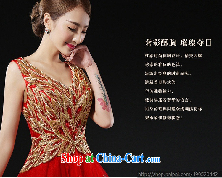 Wedding dress bridal toast service 2015 New Evening Dress short banquet style bridesmaid dresses small shaggy dress red XXXL pictures, price, brand platters! Elections are good character, the national distribution, so why buy now enjoy more preferential! Health