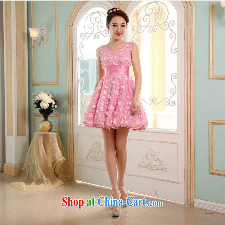 Bridal toast clothing bridesmaid clothing dress new 2015 wedding wedding spring and summer short red dress beauty pink XXL pictures, price, brand platters! Elections are good character, the national distribution, so why buy now enjoy more preferential! Health