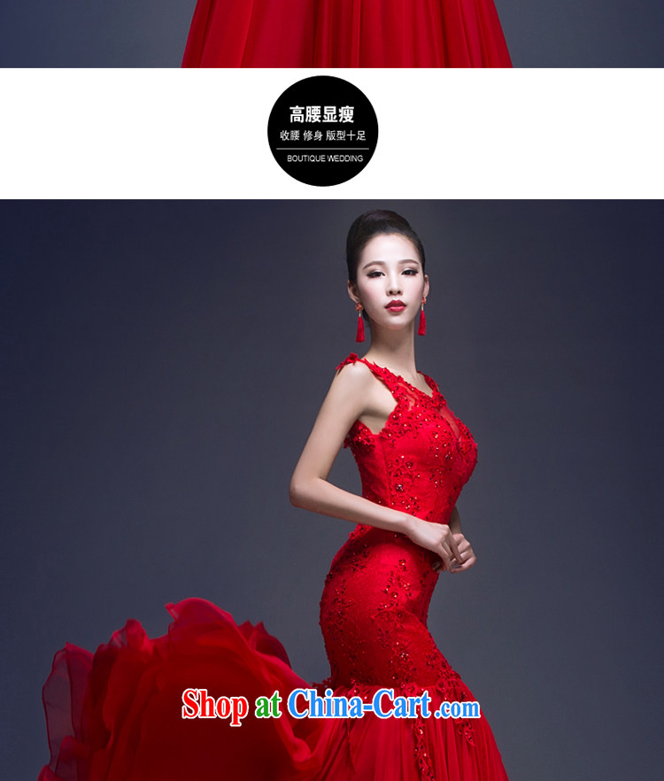 crowsfoot wedding dresses wedding toast Service Bridal annual dress spring new 2015 long dual-shoulder lace red XL pictures, price, brand platters! Elections are good character, the national distribution, so why buy now enjoy more preferential! Health
