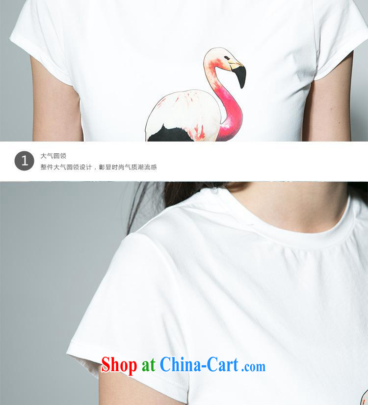 For health concerns women * short-sleeved T-shirt girls new 2015 lovely female fashion, short-sleeved T-shirt female beauty 100 ground female T-shirt white L 165 88 A pictures, price, brand platters! Elections are good character, the national distribution, so why buy now enjoy more preferential! Health