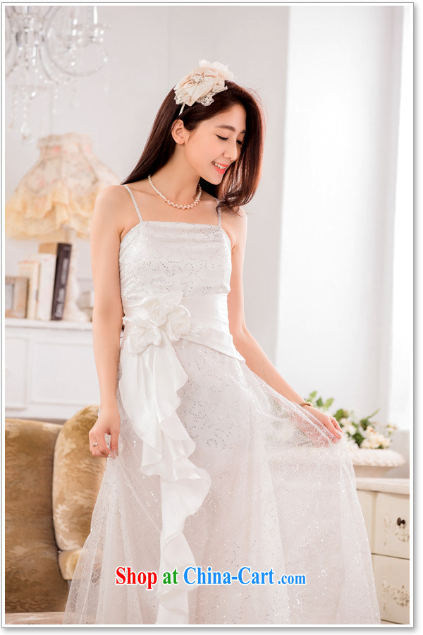 The package mail new large, stylish and super star, erase chest dress XL straps long skirt dress wedding white bows blue 3 XL approximately 165 - 185 Jack pictures, price, brand platters! Elections are good character, the national distribution, so why buy now enjoy more preferential! Health