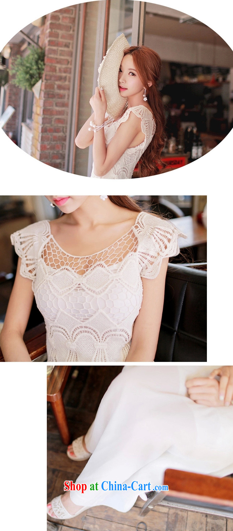 kam beauty spring and summer with new Korean Beauty lace dresses white plain colored sleeveless round neck Bohemia snow woven skirts dress M 3015 white L pictures, price, brand platters! Elections are good character, the national distribution, so why buy now enjoy more preferential! Health