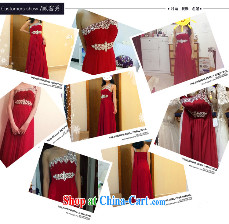 wedding dresses, shoulder bows new 2015, married women dress stylish wedding Evening Dress uniforms, long wine red XXL pictures, price, brand platters! Elections are good character, the national distribution, so why buy now enjoy more preferential! Health