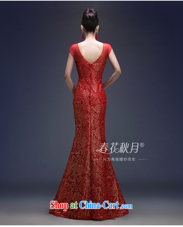 wedding dresses bridal toast clothing new spring 2015, stylish wedding dresses long, cultivating graphics thin red double-shoulder red XL pictures, price, brand platters! Elections are good character, the national distribution, so why buy now enjoy more preferential! Health