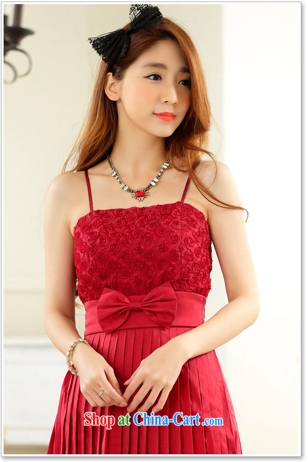 The payment package mail 2015 new summer sweet roses GALLUS DRESS code and small red dress bows dress bridesmaid sister dress black 3 XL approximately 165 - 185 Jack pictures, price, brand platters! Elections are good character, the national distribution, so why buy now enjoy more preferential! Health