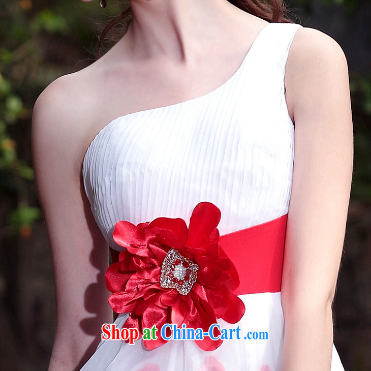 Multi-LAI Ki small dress single shoulder shaggy dress dress bridal wedding dress White Dress 6026 white XXL pictures, price, brand platters! Elections are good character, the national distribution, so why buy now enjoy more preferential! Health