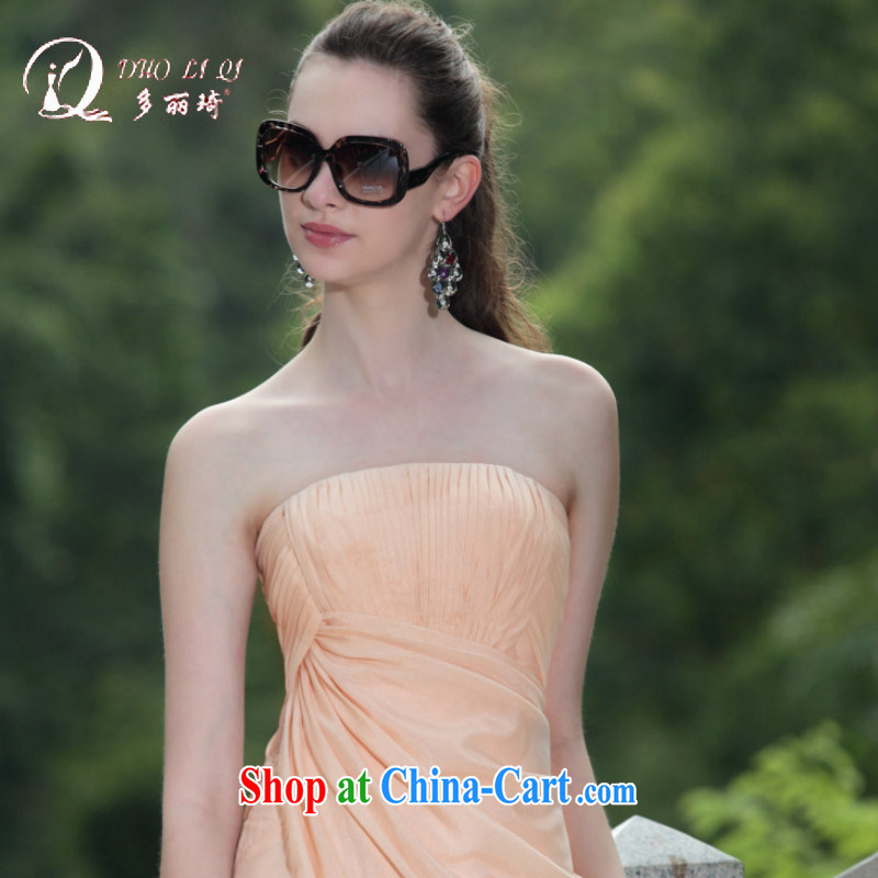 Multi-LAI Ki Europe Evening Dress 2015 erase chest small dress short dress dress pink XXL, Li Qi (Doris dress), online shopping