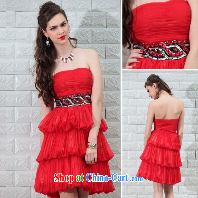 Multi-LAI Ki small dress Little Red dress red bridesmaid dresses reception 82,697 #red XXL pictures, price, brand platters! Elections are good character, the national distribution, so why buy now enjoy more preferential! Health