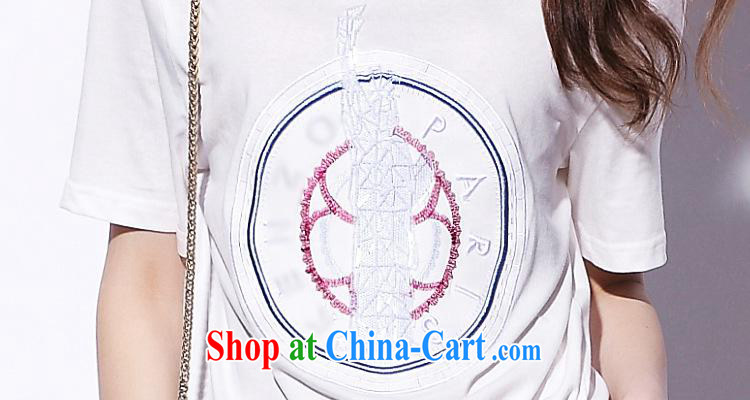 9 month dress * Europe female kenz * Statue of Liberty to the Embroidery Series has been in the barrel longer female T-shirt 8875 white L pictures, price, brand platters! Elections are good character, the national distribution, so why buy now enjoy more preferential! Health