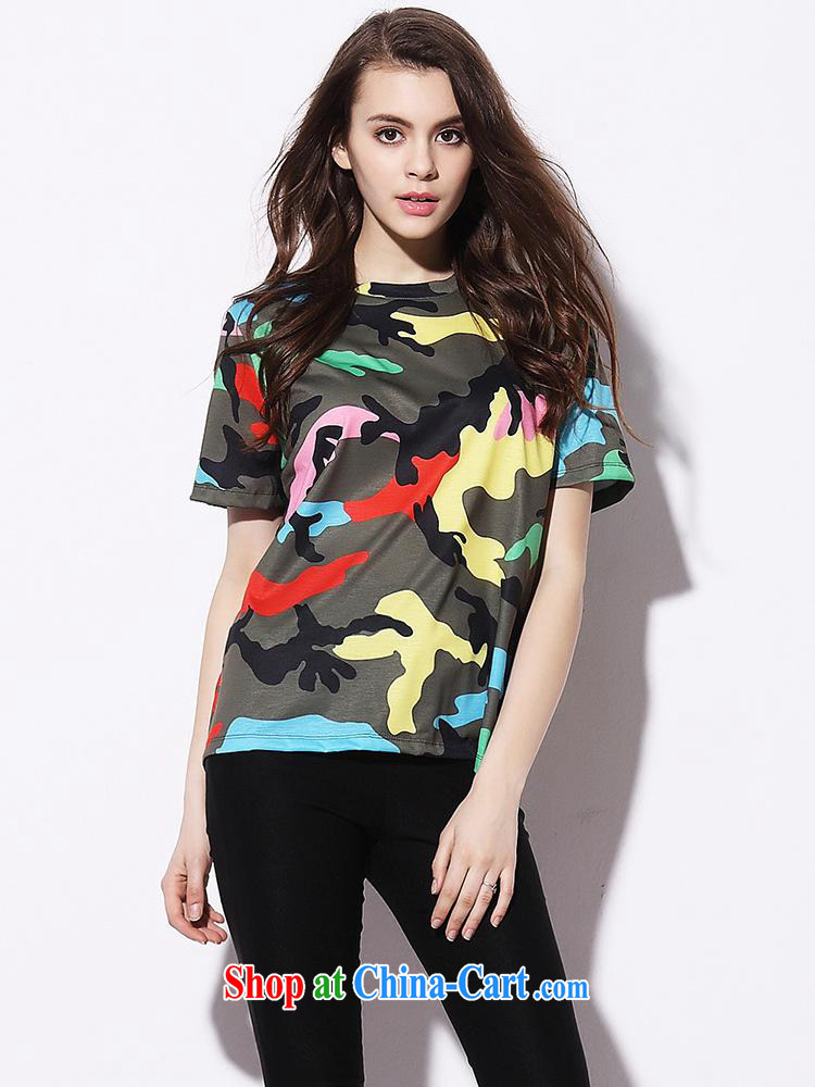 9 month dress * short-sleeve T-shirt women 2015, special counters with camouflage Women's cut T-shirt and has been barrel-type 8825 camouflage L pictures, price, brand platters! Elections are good character, the national distribution, so why buy now enjoy more preferential! Health