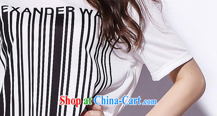 9 month dress * in Europe and the black-and-white stripes short-sleeve cotton T-shirt, long summer dress 8868 white L pictures, price, brand platters! Elections are good character, the national distribution, so why buy now enjoy more preferential! Health