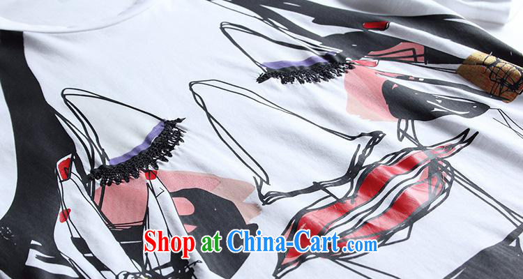 9 month dress * Superman air hot spring new comic graffiti figures leisure short-sleeved shirt T women 8847 white L pictures, price, brand platters! Elections are good character, the national distribution, so why buy now enjoy more preferential! Health