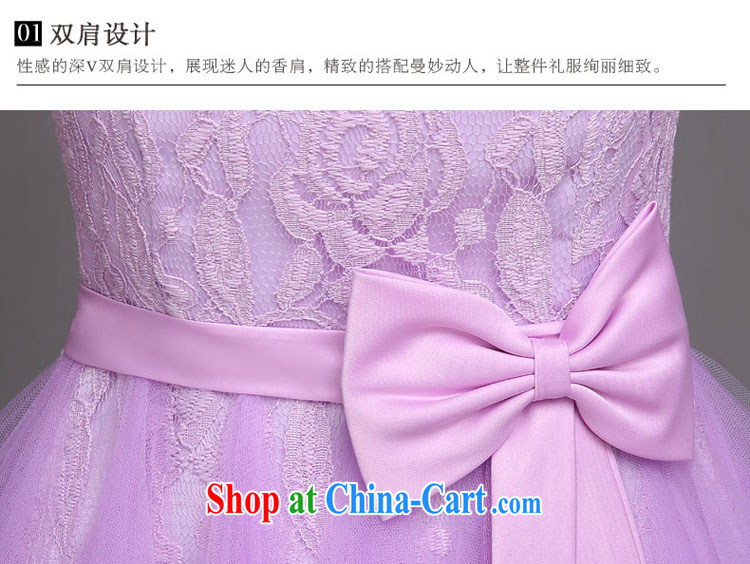 Purple short bridesmaid Kit 2015 new spring and summer beauty bridesmaid's dress and sisters dress single shoulder small dress skirt purple shoulders XL pictures, price, brand platters! Elections are good character, the national distribution, so why buy now enjoy more preferential! Health