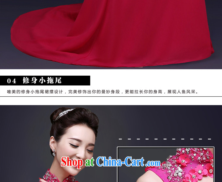 Serving a good solid Evening Dress 2015 new bride toast clothing spring and summer long, Moderator banquet wedding dress female Red 2 XL pictures, price, brand platters! Elections are good character, the national distribution, so why buy now enjoy more preferential! Health