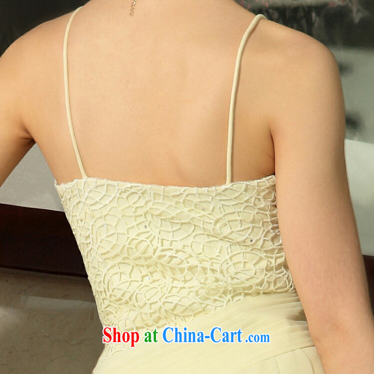 Multi-LAI Ki Europe Evening Dress banquet dress reception dress apricot L pictures, price, brand platters! Elections are good character, the national distribution, so why buy now enjoy more preferential! Health