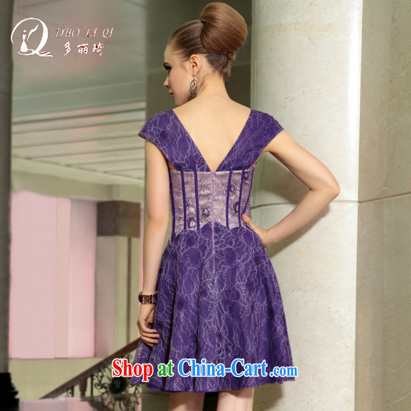 Multi-lai-ki, Japan, and South Korea Night tight dress sense of style Princess dress small light purple XXL, Li Qi (Doris dress), and on-line shopping