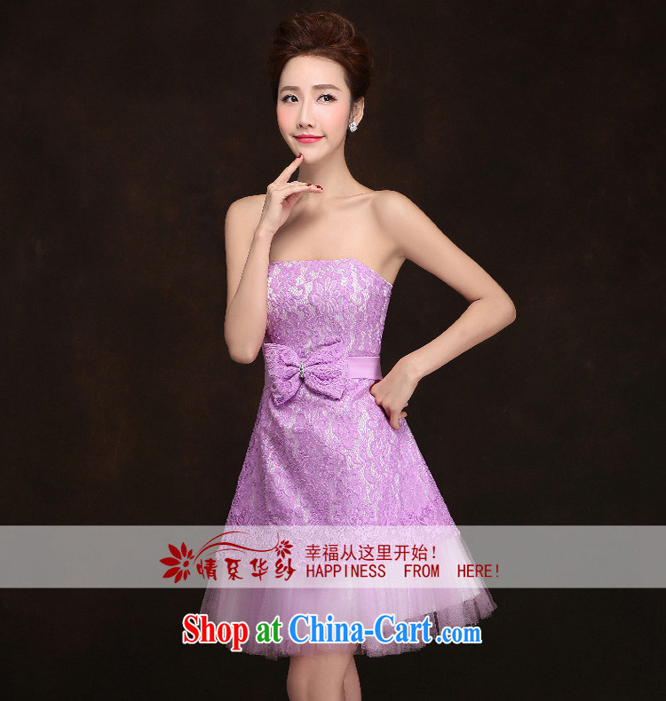 The china yarn fashion 2015 new wedding dresses spring bridesmaid clothing purple evening dress short sister's light purple. size do not accept return pictures, price, brand platters! Elections are good character, the national distribution, so why buy now enjoy more preferential! Health