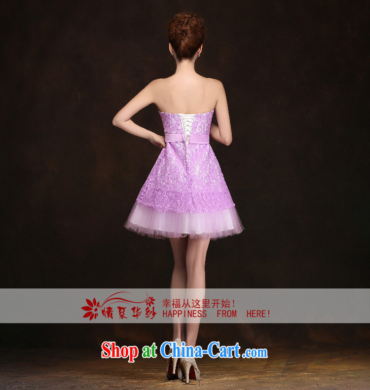 The china yarn fashion 2015 new wedding dresses spring bridesmaid clothing purple evening dress short sister's light purple. size do not accept return pictures, price, brand platters! Elections are good character, the national distribution, so why buy now enjoy more preferential! Health