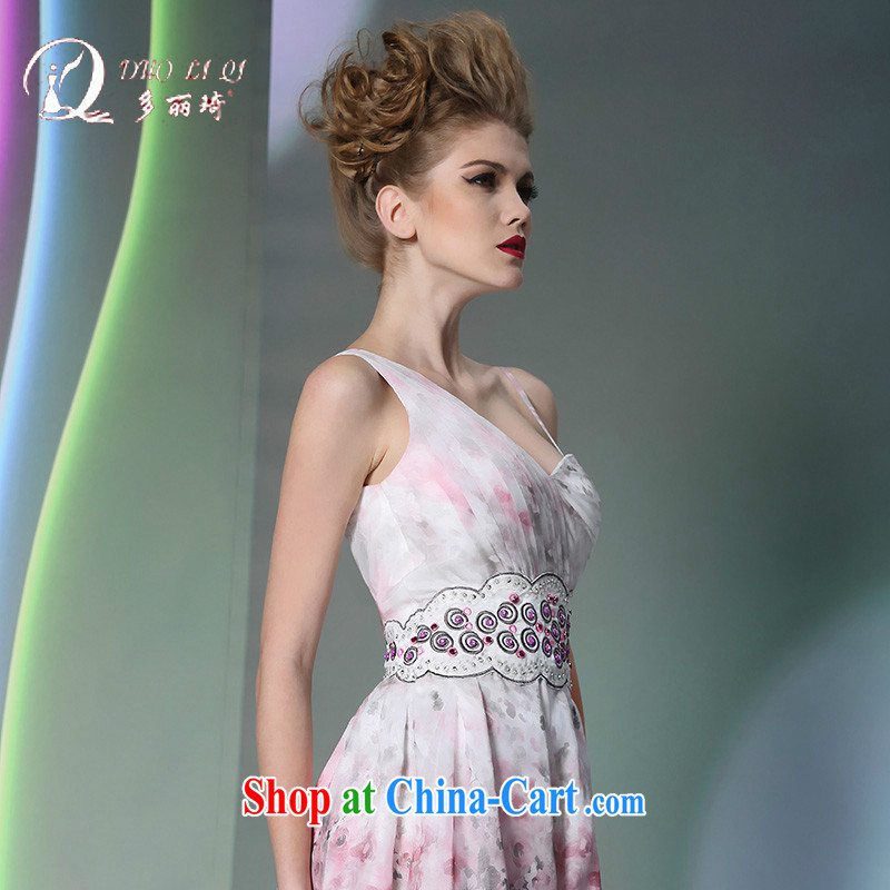 Multi-LAI Ki Europe Evening Dress 2015 multi-lai Ki straps short white XXL, Li Qi (Doris dress), and, on-line shopping
