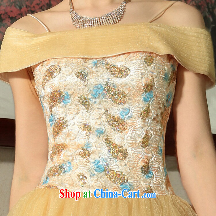 Multi-LAI Ki Europe Evening Dress wedding dresses bridesmaid dress Evening Dress yellow XXL pictures, price, brand platters! Elections are good character, the national distribution, so why buy now enjoy more preferential! Health