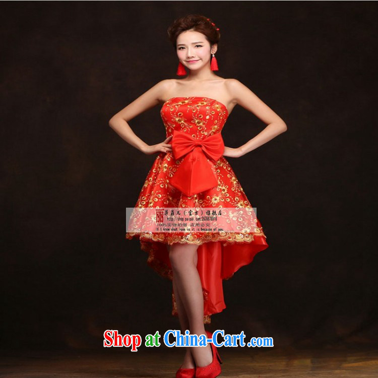 Love, Norman red bridal toast service 2015 spring and summer new banquet dress short wedding dresses women marriage bridesmaid service customer to size. Does not support returning pictures, price, brand platters! Elections are good character, the national distribution, so why buy now enjoy more preferential! Health
