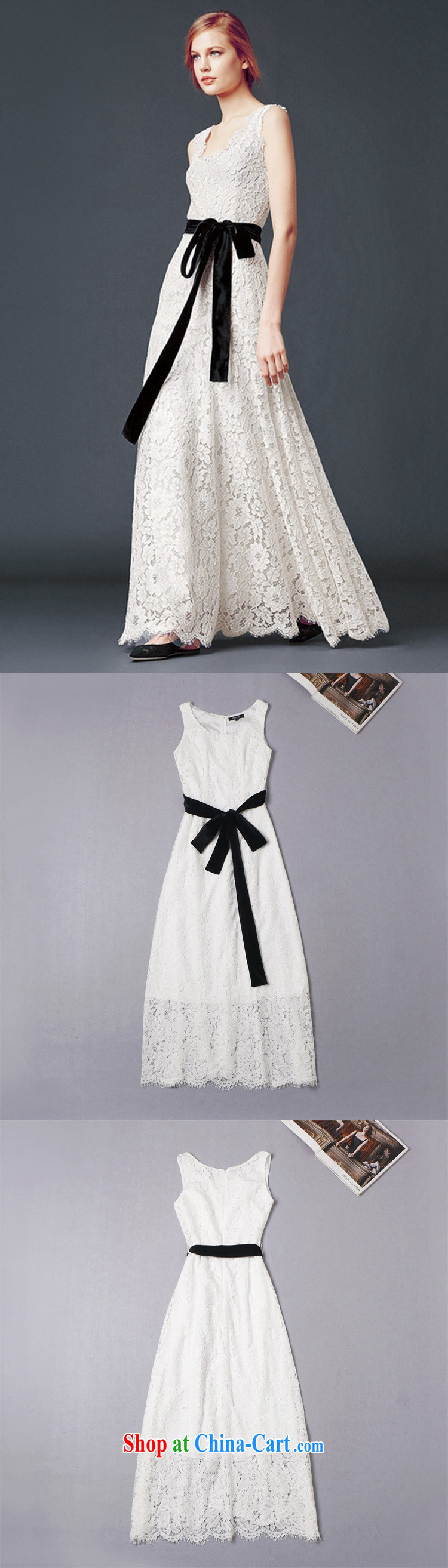 Summer in new towns in Europe and America, the elegant lace sleeveless beauty dress White Dress dress 5019 X L pictures, price, brand platters! Elections are good character, the national distribution, so why buy now enjoy more preferential! Health
