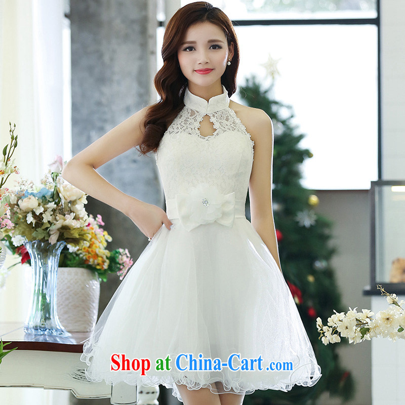 Floating love Ting 2015 spring and summer new toast service bridal dresses with dress wedding dress short red lace purple L crossed love Ting (PIAOAITING), online shopping