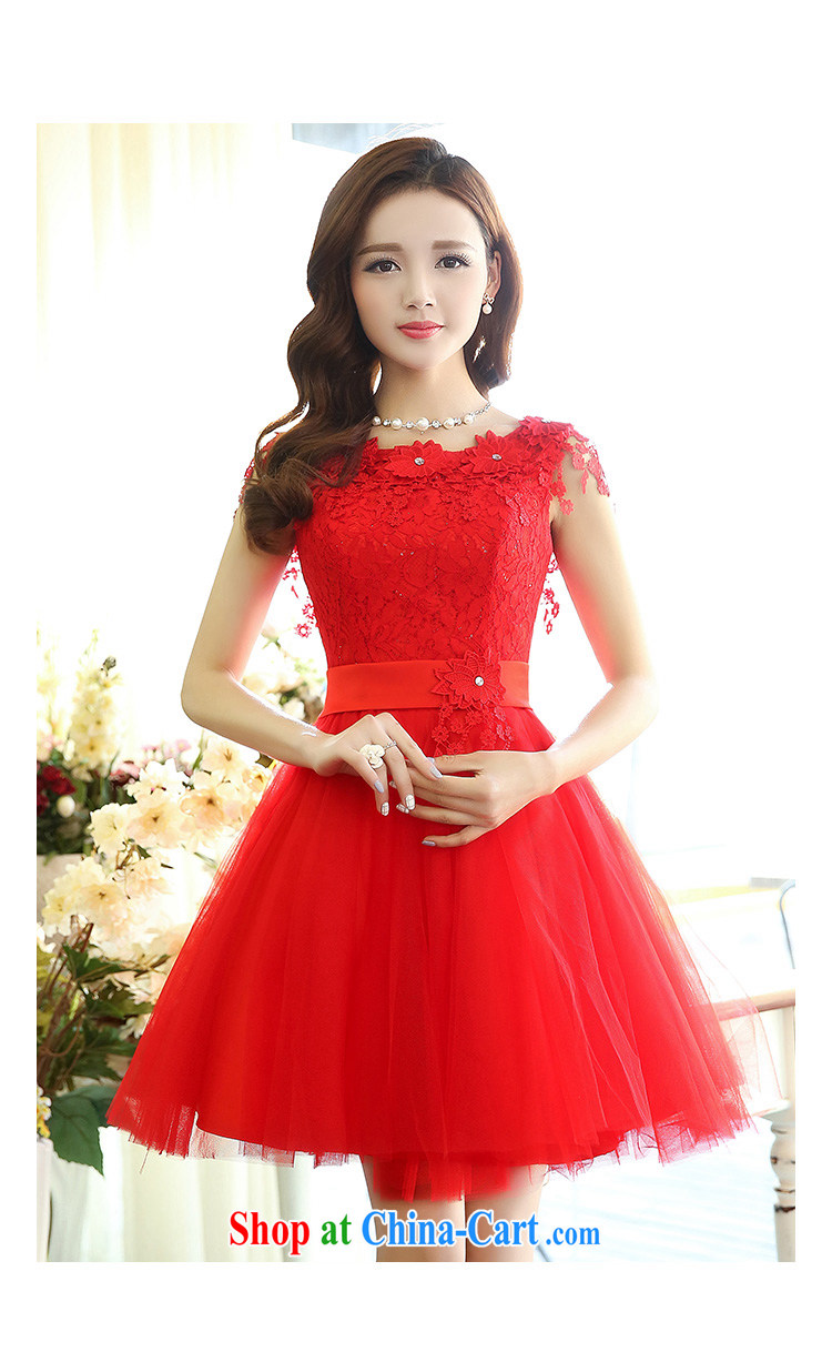 Floating love Ting spring 2015 new stylish bows Service Bridal bridesmaid clothing red wedding dresses wedding dress short skirt red XL pictures, price, brand platters! Elections are good character, the national distribution, so why buy now enjoy more preferential! Health