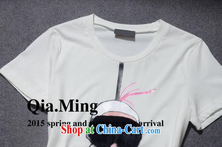 9 month dress * The European site 2015 spring female new cartoon Fox hair stitching knocked color beauty T-shirt cotton shirt T GC 3093 black L pictures, price, brand platters! Elections are good character, the national distribution, so why buy now enjoy more preferential! Health
