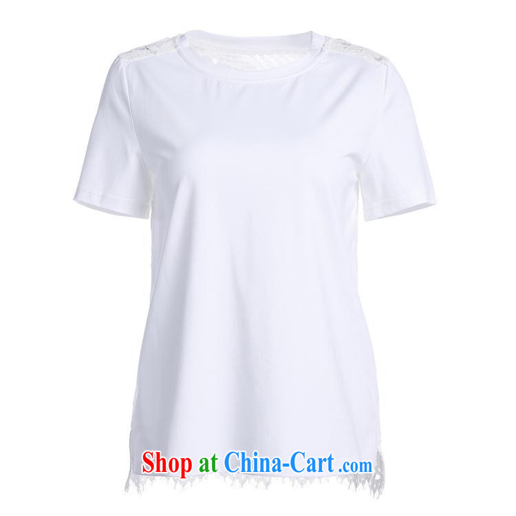 9 month dress * 2015 New boutique style Female European site round-collar solid lace spelling T cotton shirt short-sleeved BC 1404 white L pictures, price, brand platters! Elections are good character, the national distribution, so why buy now enjoy more preferential! Health