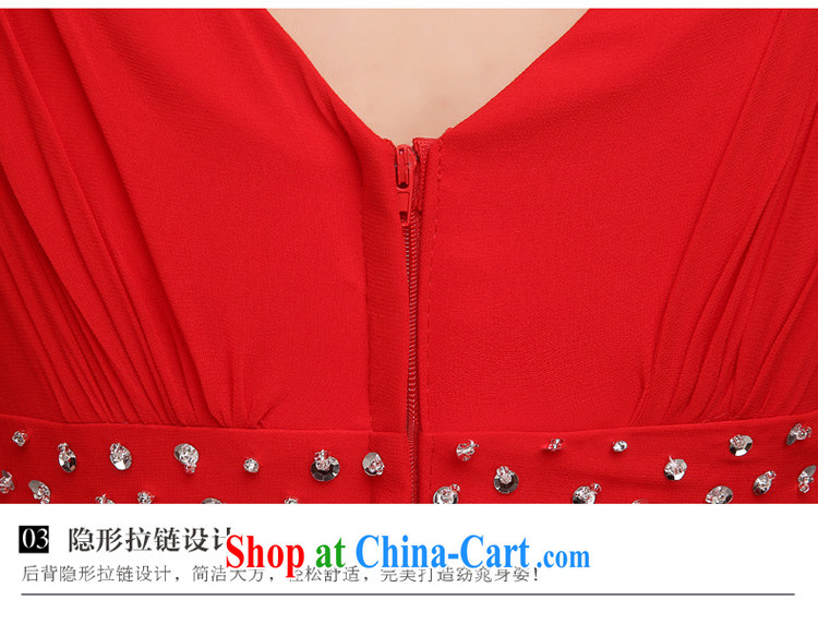 2015 spring and summer, Deep V collar bridal toast serving Korean version of the new stylish graphics thin Princess short sleeve wedding dress red short XL pictures, price, brand platters! Elections are good character, the national distribution, so why buy now enjoy more preferential! Health