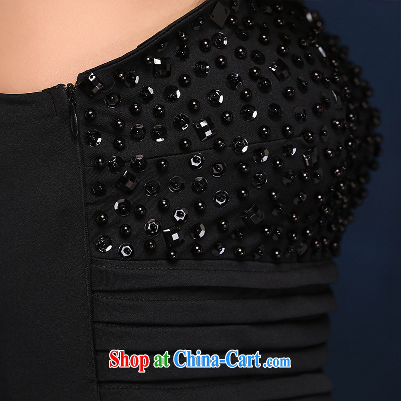 20,151 field shoulder about crowsfoot graphics thin back exposed lace bows service beauty, long sleeves in evening dress dress spring and summer black XL, according to Lin, Elizabeth, and shopping on the Internet