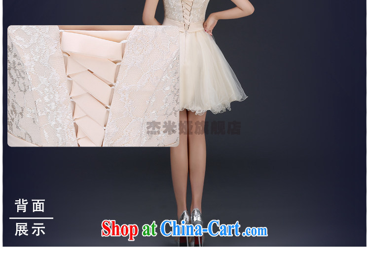 J. MIA spring new small dress dress bridal bridesmaid dress in dance Banquet Hosted erase chest dress short-also XXL pictures, price, brand platters! Elections are good character, the national distribution, so why buy now enjoy more preferential! Health