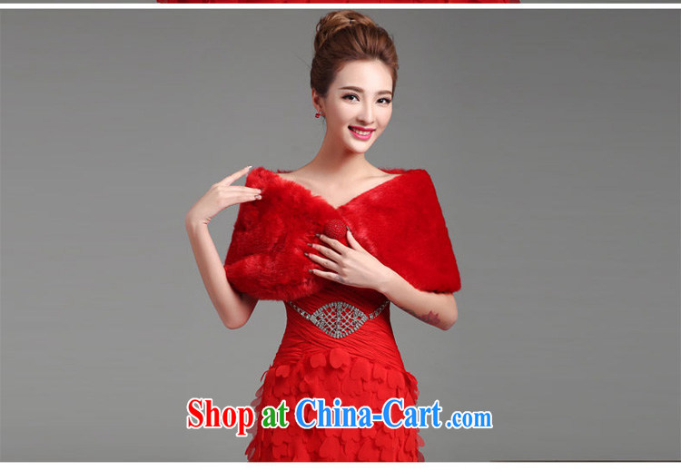 Bridal toast serving summer dress romantic petals skirt with 2015 New Red Beauty, long marriage dress pink shoulders, tied with XXL pictures, price, brand platters! Elections are good character, the national distribution, so why buy now enjoy more preferential! Health