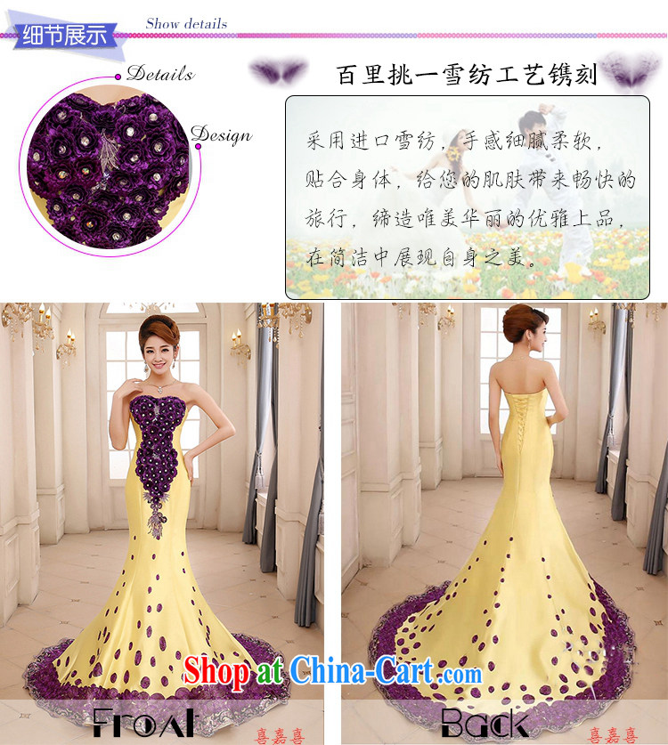 Hi Ka-hi 2015 new dress classic Evening Dress Love Mary Magdalene annual chest hosted banquet performances dress skirt DJ 01 sea blue XXL pictures, price, brand platters! Elections are good character, the national distribution, so why buy now enjoy more preferential! Health