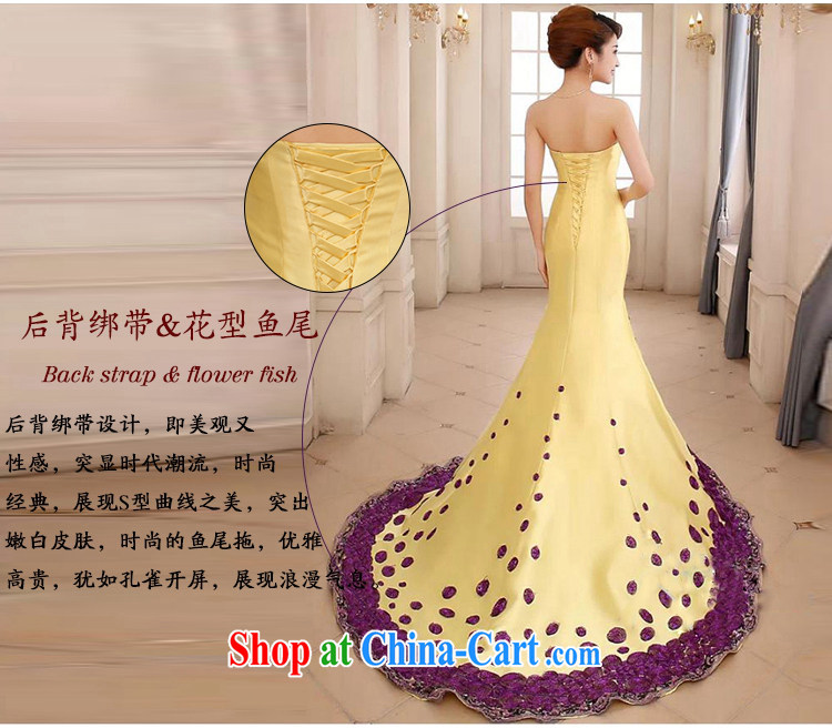 Hi Ka-hi 2015 new dress classic Evening Dress Love Mary Magdalene annual chest hosted banquet performances dress skirt DJ 01 sea blue XXL pictures, price, brand platters! Elections are good character, the national distribution, so why buy now enjoy more preferential! Health