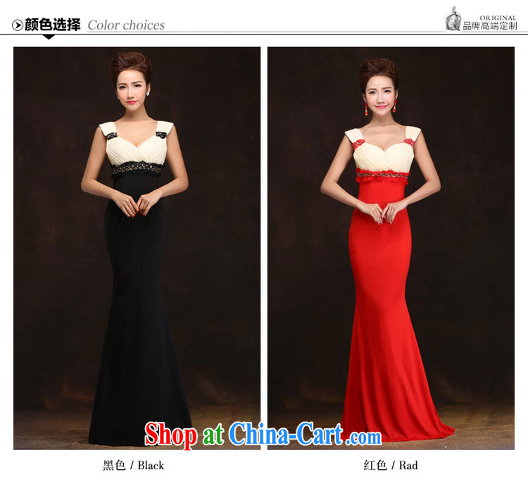 The china yarn 2015 new wedding dresses at Merlion Korean V for a field shoulder bridal toast the long evening dress dress dress black XL pictures, price, brand platters! Elections are good character, the national distribution, so why buy now enjoy more preferential! Health