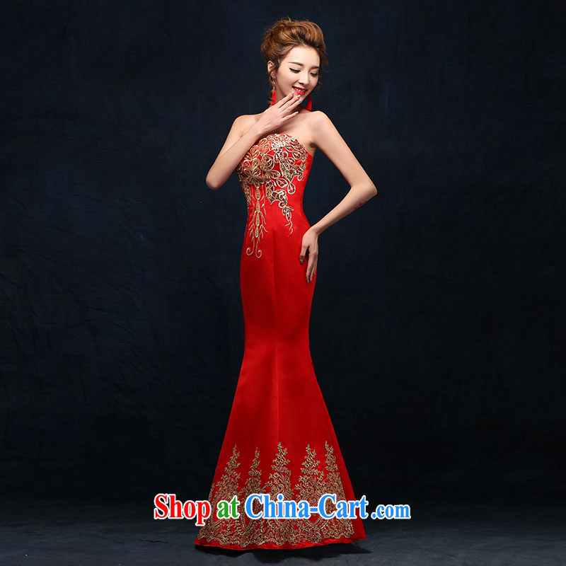 New wedding dresses red 2015 style marriages served toast toast clothing, cultivating red XL, according to Lin, Elizabeth, and shopping on the Internet