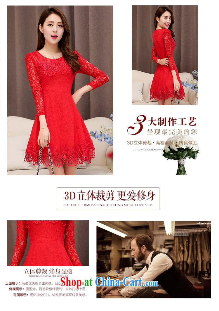 Floating love Ting 2015 new small red dress toast Service Bridal lace short dress beauty Evening Dress red XXL pictures, price, brand platters! Elections are good character, the national distribution, so why buy now enjoy more preferential! Health